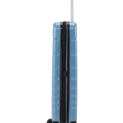 מזוודת טרולי 20" מתקפלת עליה למטוס דגם XFOLD מבית Swiss Voyager בצבע ג'ינס