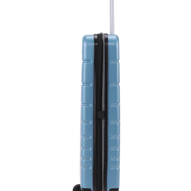 מזוודת טרולי 20" מתקפלת עליה למטוס דגם XFOLD מבית Swiss Voyager בצבע ג'ינס